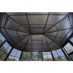 Pavillon Charleston 12x15 / 4,8 x 3,8 m, Anthrazit - 1 Stk