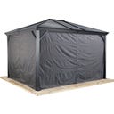 Vorhang-Set passend zu Ventura 10x14, Dunkelgrau - 1 Stk