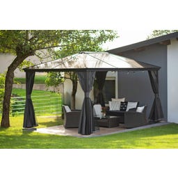 Pavillon Verona 10x14 / 4,2 x 3 m, Anthrazit - 1 Stk