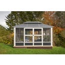 Pavillon Wintergarten Olan 1014 / 3 x 4,3 m, Anthrazit - 1 Stk