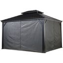 Pavillon Messina 10x12 / 3,6 x 3 m, Anthrazit - 1 Stk