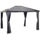 Pavillon Verona 10x14 / 4,2 x 3 m, Anthrazit