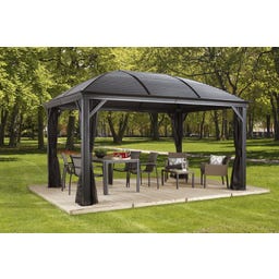 Pavillon Moreno 10x14 / 4,2 x 3 m, Anthrazit - 1 Stk