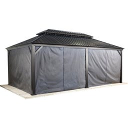 Pavillon Messina 12x20 / 6 x 3,6 m, Anthrazit - 1 Stk