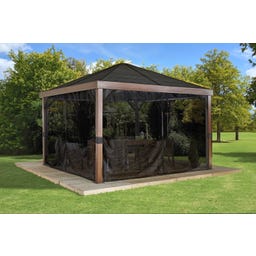 Pavillon Valencia 12x12 Holz-Edition / 3,6 x 3,6 m - 1 Stk