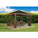 Pavillon Valencia 12x12 Holz-Edition / 3,6 x 3,6 m - 1 Stk
