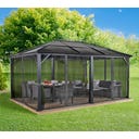 Pavillon Meridien 12x16 / / 4,8 x 3,6 m, Anthrazit - 1 Stk