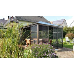 Pavillon Castel 12x14 / 4,3 x 3,6 m, Bronze - 1 Stk