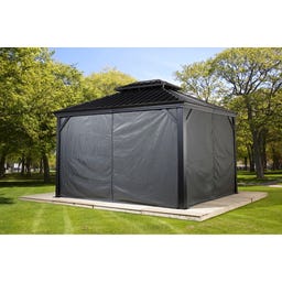 Pavillon Messina 10x12 / 3,6 x 3 m, Anthrazit - 1 Stk
