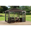 Pavillon Castel 10x12 / 3,6 x 3 m, Bronze - 1 Stk