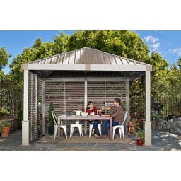 Pavillon Nanda 12x12 / 3,6 x 3,6 m, Champagner - 1 Stk