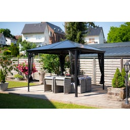 Pavillon Verona 10x10 / 3 x 3 m, Anthrazit - 1 Stk
