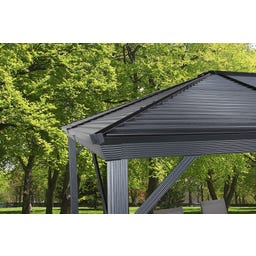 Pavillon Ventura 10x14 / 3 x 4,2 m, Anthrazit - 1 Stk