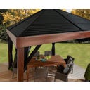 Pavillon Valencia 12x12 Holz-Edition / 3,6 x 3,6 m - 1 Stk