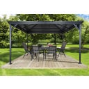 Pavillon Ventura 10x14 / 3 x 4,2 m, Anthrazit - 1 Stk