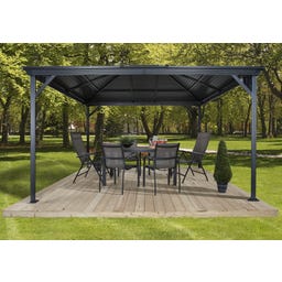 Pavillon Ventura 10x10 / 3 x 3 m, Anthrazit - 1 Stk