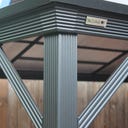 Pavillon Verona 10x10 / 3 x 3 m, Anthrazit - 1 Stk