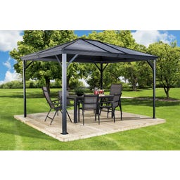 Pavillon Ventura 10x14 / 3 x 4,2 m, Anthrazit - 1 Stk