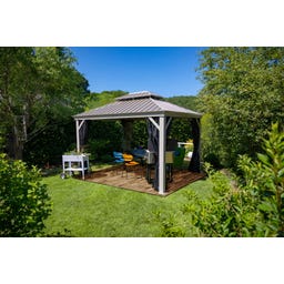 Pavillon Messina 12x16 / 4,8 x 3,6 m, Champagner - 1 Stk