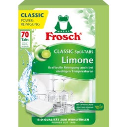 Frosch Tabs Classic para Lavavajillas - Limón - 70 unidades