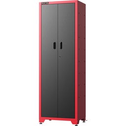 Feistos Hochschrank Juno Solo - Schwarz/Rot