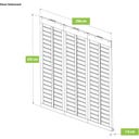 Seitenwand für Holzpavillon Devon 1212 & 1214 - 1 Stk