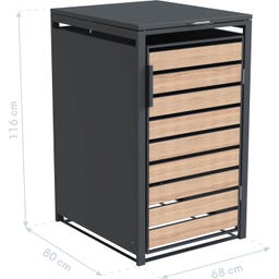 Westmann Mülltonnenbox Lacina - 1 x 240 L