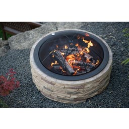 Westmann Feuerstelle Steinoptik - 1 Stk