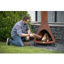 Westmann Feuerstelle, Ofen mit Rauchablass, rost - 1 Stk