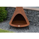 Westmann Feuerstelle, Ofen mit Rauchablass, rost - 1 Stk