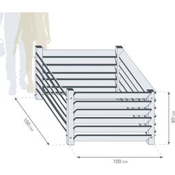 Westmann Komposter Konni Lärche - L