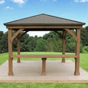 Seitenablage für Holzpavillon Devon 1212 & 1214 - 1 Stk