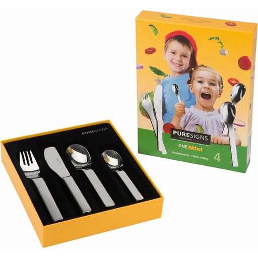 ONE 4-piece Children's Cutlery Set - Mini Polished - 1 set