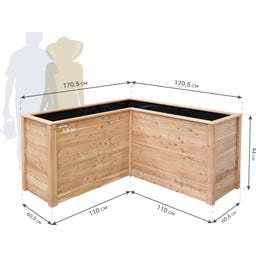 Westmann Hochbeet Klassik L - 1 Stk