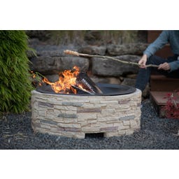 Westmann Feuerstelle Steinoptik - 1 Stk