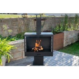 Westmann Grill & Kaminofen schwarz - 1 Stk