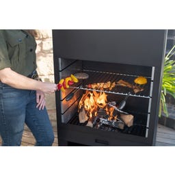 Westmann Grill & Gartenkamin Schwarz - 1 Stk