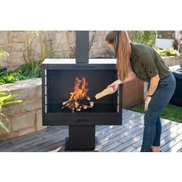 Westmann Grill & Kaminofen schwarz - 1 Stk