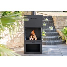 Westmann Grill & Gartenkamin Schwarz - 1 Stk