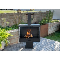 Westmann Grill & Kaminofen schwarz - 1 Stk