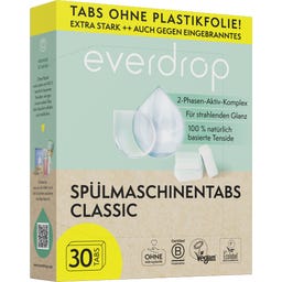 everdrop Tabs per Lavastoviglie - Classic - 30 pezzi