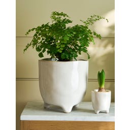 Garden Trading Doniczka Positano, biała - 13,5 cm