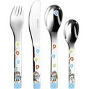 PURE SIGNS MIKO Children's Cutlery Set - 4 Pcs - 1 set