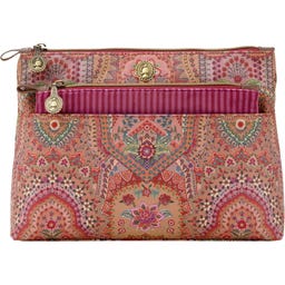 Pip Studio Kosmetiktaschen-Set Caryn Jabali - Rot