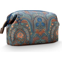 Pip Studio Cosmetic Bag Cooper Jabali, medium - Blue