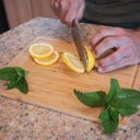 Pandoo Mehrwegschneidebrett Bambus - 28 x 22 cm