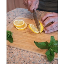 Pandoo Mehrwegschneidebrett Bambus - 28 x 22 cm