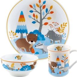PURE SIGNS Children's Porcelain Dish Set - FRIENDS - 1 set