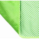 Potovalna brisača z bambusovimi vlakni iz aktivnega oglja, 80 x 40 cm - zelena