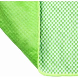 Potovalna brisača z bambusovimi vlakni iz aktivnega oglja, 80 x 40 cm - zelena